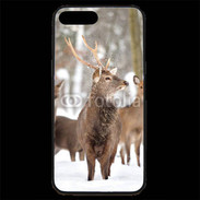 Coque iPhone 7 Plus Premium Cerf et biche en troupeau