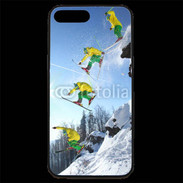 Coque iPhone 7 Plus Premium Ski freestyle en montagne 20