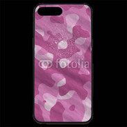 Coque iPhone 7 Plus Premium Camouflage rose