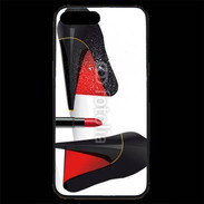 Coque iPhone 7 Plus Premium Escarpins et tube de rouge à lèvres