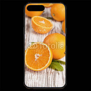 Coque iPhone 7 Plus Premium Belles oranges sur fond en bois