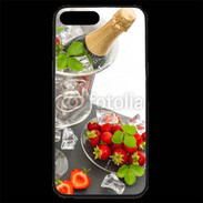 Coque iPhone 7 Plus Premium Champagne et fraises