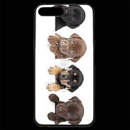 Coque iPhone 7 Plus Premium Alignement de petits chiens