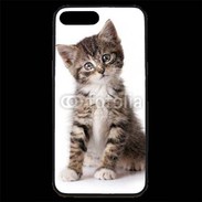 Coque iPhone 7 Plus Premium Chaton gris 3