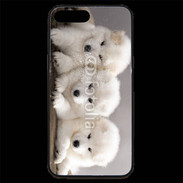 Coque iPhone 7 Plus Premium Chiot japonais blanc