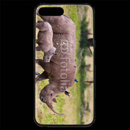 Coque iPhone 7 Plus Premium Rhinocéros et son petit