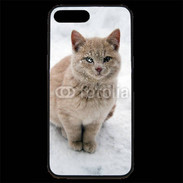 Coque iPhone 7 Plus Premium Chat dans la neige