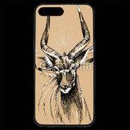 Coque iPhone 7 Plus Premium Antilope mâle en dessin