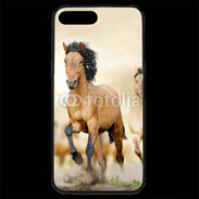 Coque iPhone 7 Plus Premium Chevaux dans la prairie