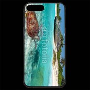 Coque iPhone 7 Plus Premium Belle plage avec tortue