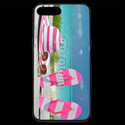 Coque iPhone 7 Plus Premium La vie en rose à la plage