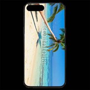 Coque iPhone 7 Plus Premium Palmier sur la plage tropicale