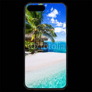 Coque iPhone 7 Plus Premium Petite île tropicale sur l'océan indien