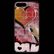 Coque iPhone 7 Plus Premium Love graffiti