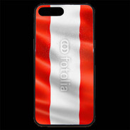 Coque iPhone 7 Plus Premium Drapeau Autriche