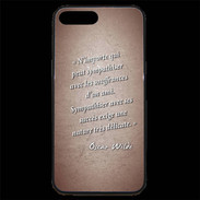 Coque iPhone 7 Plus Premium Sympathiser Rouge Citation Oscar Wilde