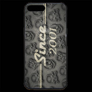 Coque iPhone 7 Plus Premium Since crane gris 2001
