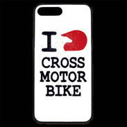 Coque iPhone 7 Plus Premium i love Cross Motor