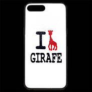 Coque iPhone 7 Plus Premium I love Girafe