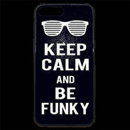Coque iPhone 7 Plus Premium Keep Calm Funky Noir