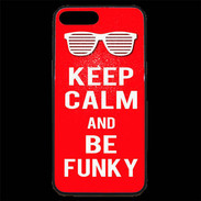 Coque iPhone 7 Plus Premium Keep Calm Funky Rouge