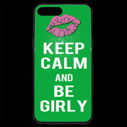 Coque iPhone 7 Plus Premium Keep Calm Girly Vert