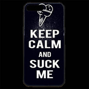 Coque iPhone 7 Plus Premium Keep Calm Suck me Noir