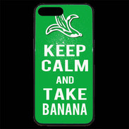 Coque iPhone 7 Plus Premium Keep Calm Take Banana Vert