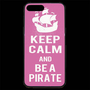 Coque iPhone 7 Plus Premium Keep Calm Be a Pirate Rose