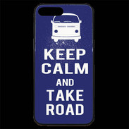 Coque iPhone 7 Plus Premium Keep Calm Take road Bleu