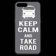Coque iPhone 7 Plus Premium Keep Calm Take Road Gris