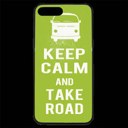 Coque iPhone 7 Plus Premium Keep Calm Take road Vert pomme