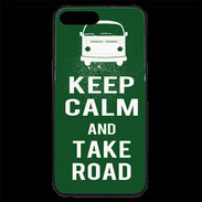 Coque iPhone 7 Plus Premium Keep Calm Take road Vert