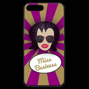 Coque iPhone 7 Plus Premium Miss business Brune