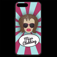 Coque iPhone 7 Plus Premium Miss Clubbing Chatain