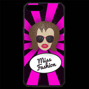 Coque iPhone 7 Plus Premium Miss Fashion Chatain
