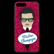 Coque iPhone 7 Plus Premium Mister Champagne Brun