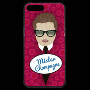 Coque iPhone 7 Plus Premium Mister Champagne Chatain