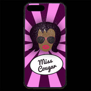 Coque iPhone 7 Plus Premium Miss Cougar Black