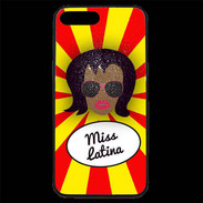 Coque iPhone 7 Plus Premium Miss Latina Black