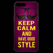 Coque iPhone 7 Plus Premium Keep Calm and Have a good Style Rose