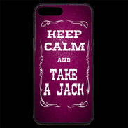 Coque iPhone 7 Plus Premium Keep Calm and Take Jack Rose
