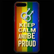 Coque iPhone 7 Plus Premium Keep Calm and Be Proud mens Gay