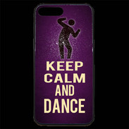 Coque iPhone 7 Plus Premium Keep Calm and Dance Violet