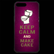 Coque iPhone 7 Plus Premium Keep Calm and Make cake Rose