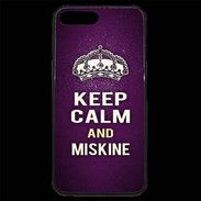Coque iPhone 7 Plus Premium Keep Calm and Miskine Violet