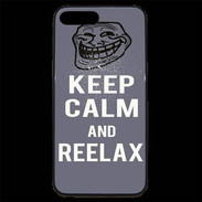 Coque iPhone 7 Plus Premium Keep Calm and Reelax Gris