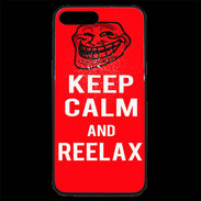 Coque iPhone 7 Plus Premium Keep Calm and Reelax Rouge