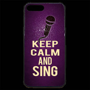 Coque iPhone 7 Plus Premium Keep Calm and Sing Violet
