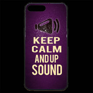 Coque iPhone 7 Plus Premium Keep Calm and Up Sound Violet